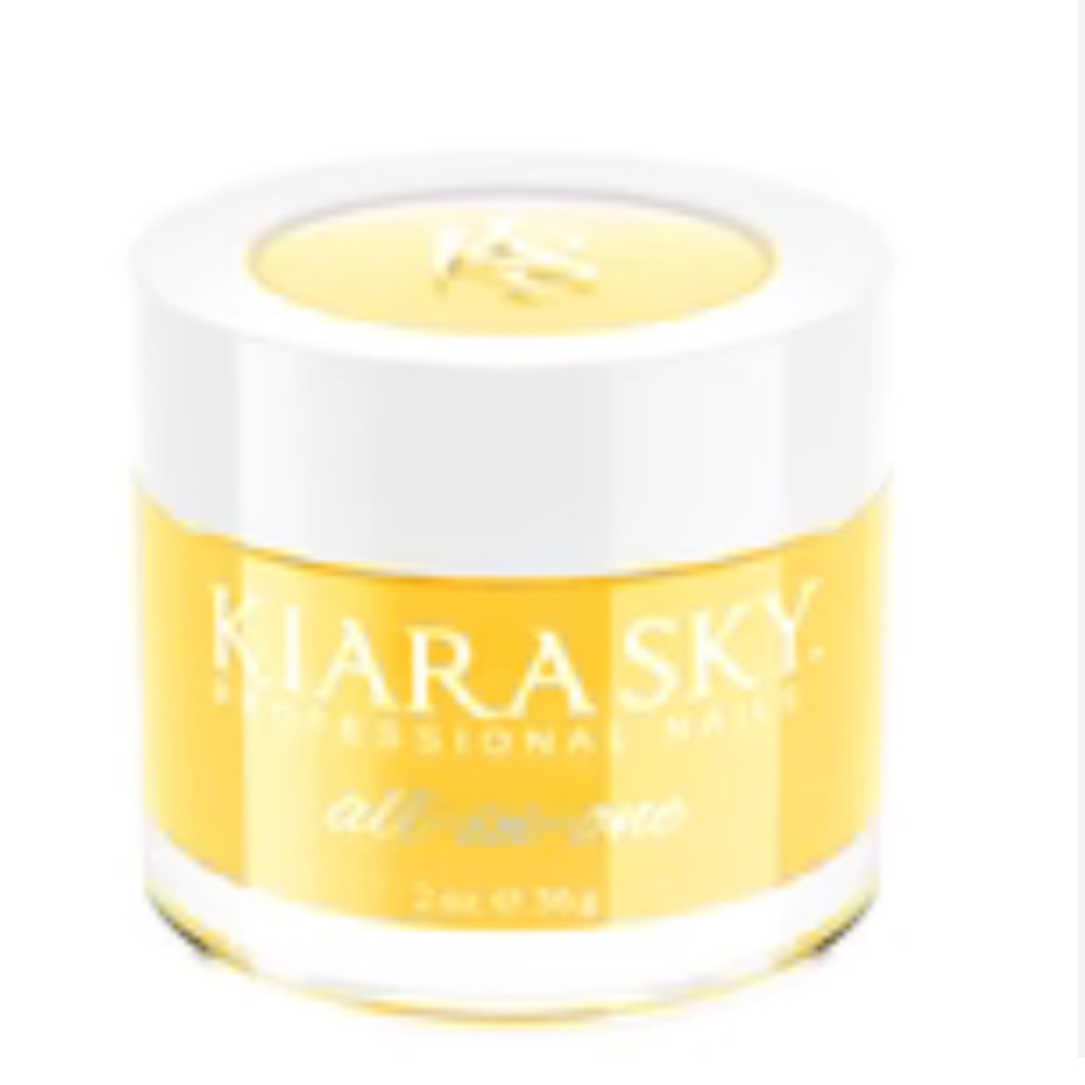 Kiara Sky golden hour yellow dipping powder. Opened but not used